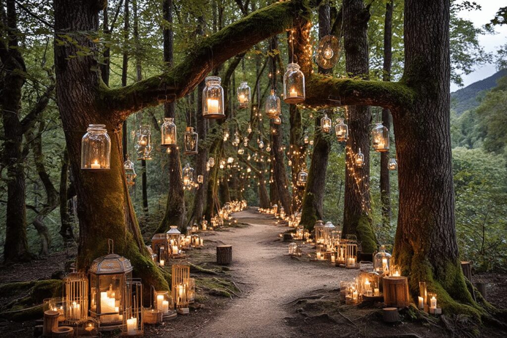 25 Enchanting Wedding Decor Ideas to Create a Whimsical Forest Fantasy