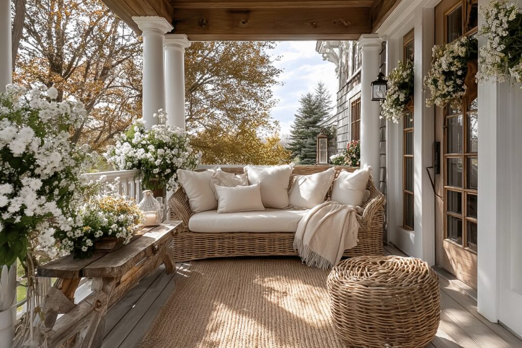 27 Inspiring Home Summer PORCH DECOR Ideas for a Cozy Rustic Retreat