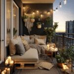 25 Enchanting Mini Balcony Ideas for a Cozy, Boho Oasis at Dusk
