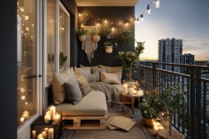 25 Enchanting Mini Balcony Ideas for a Cozy, Boho Oasis at Dusk