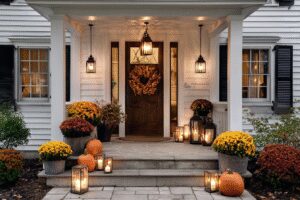 25 Cozy Front Porch Fall Decor Ideas to Welcome Guests with Warmth and Charm