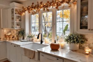 25 Cozy Kitchen Counter Decor Ideas to Embrace Autumns Warmth and Charm