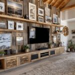 27 Inspiring Rustic TV Unit Ideas That Will Transform Your Living Room Into a Cozy Retreat
