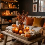 30 Cozy Fall Living Room Upgrades Under 50 for Cozy Living Rooms Halloween Vibes