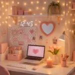 Aesthetic Pink Study Table Inspo Create Your Dream Study Space