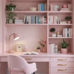 Pastel Study Table and Chair Aesthetic for a Cozy and Inspiring Workspace