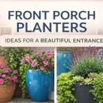 Front Porch Planter Ideas Modern Curb Appeal with Flowers and Lavender