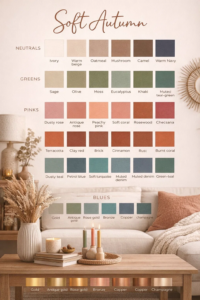 Soft Autumn Color Palette Guide Best Muted Warm Tones for Your Season Wardrobe